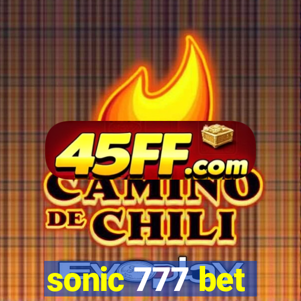 sonic 777 bet